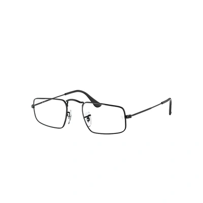 Ray Ban Julie Optics Eyeglasses Black Frame Clear Lenses 49-20 In Schwarz