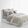 Ralph Lauren Graydon Striped Comforter In Dune And Fog