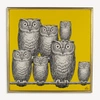 Fornasetti Riunione Di Civette Decorative Panel In Yellow/black