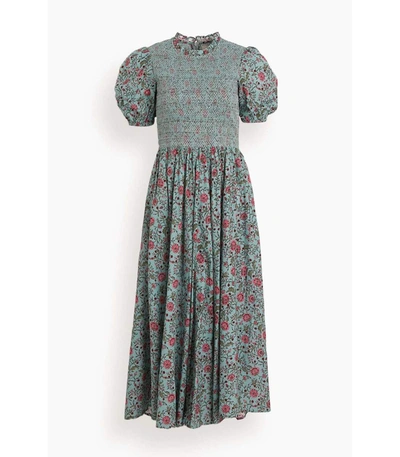 Alemais Frances Midi Dress In Blue Multi | ModeSens