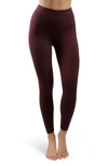 Yogalicious Powerlux High Rise Side Pocket Leggings In Grapelicious