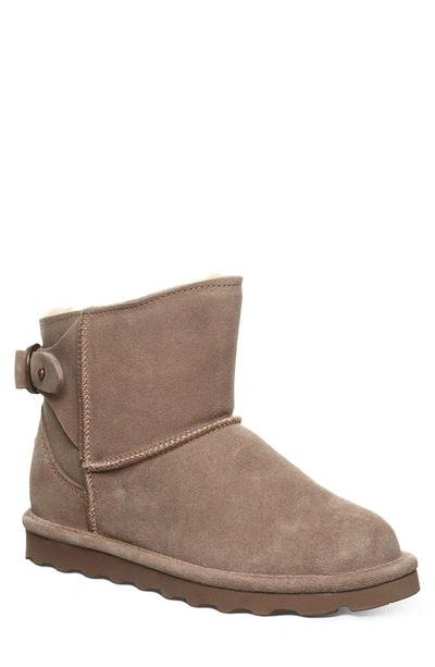 Bearpaw Betty Genuine Shearling Lined Boot In Taupe Caviar