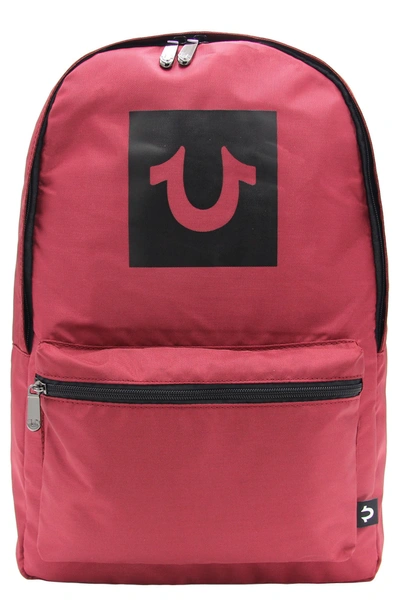 True Religion Box Logo Backpack In Port | ModeSens display picture 3