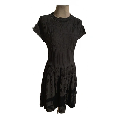 Pre-owned The Kooples Spring Summer 2020 Mid-length Dress In Black