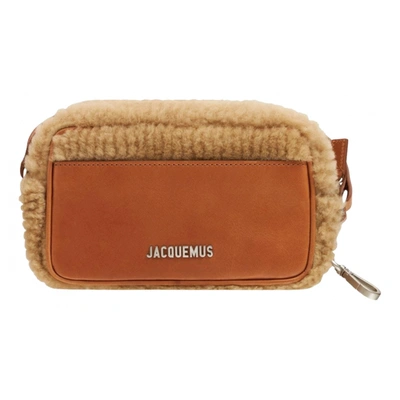 Pre-owned Jacquemus Leather Crossbody Bag In Brown