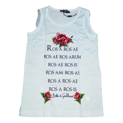Pre-owned Dolce & Gabbana Vest In White