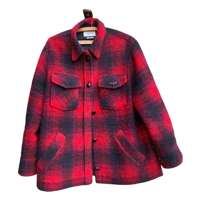 Pre-owned Isabel Marant Étoile Wool Coat In Red