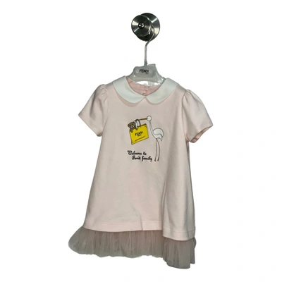 Pre-owned Fendi Kids' Dress In Pink