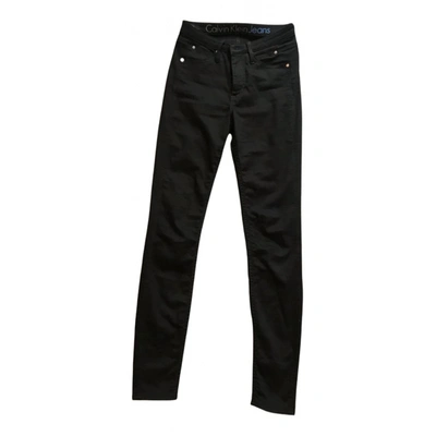 Pre-owned Calvin Klein Jeans Est.1978 Slim Jeans In Black