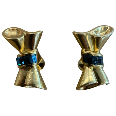 Pre-owned Lanvin Earrings In Gold