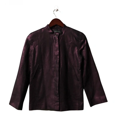 Pre-owned Lemaire Jacket In Burgundy