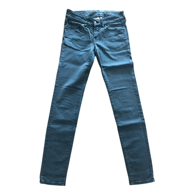 Pre-owned Jacob Cohen Slim Jeans In Green