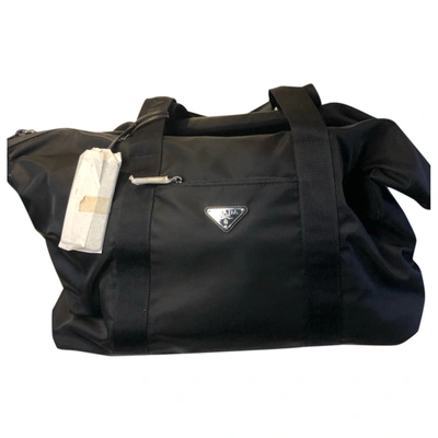 Pre-owned Prada 48h Bag In Black