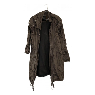 Pre-owned Pepe Jeans Trench Coat In Brown