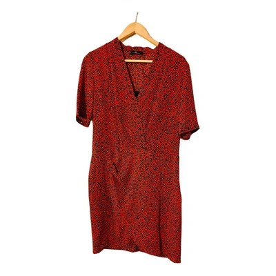Pre-owned One Step Mini Dress In Red