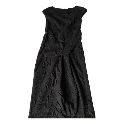 Pre-owned Ixos Mid-length Dress In Black