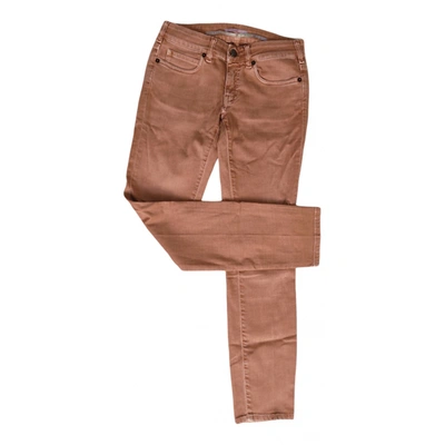 Pre-owned Vanessa Bruno Straight Jeans In Brown