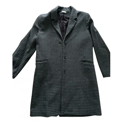 Pre-owned Soeur Wool Coat In Grey