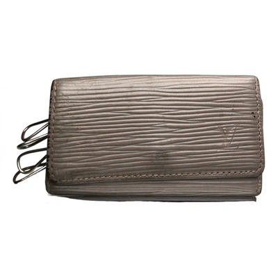 Mylockme leather handbag Louis Vuitton Grey in Leather - 35273274