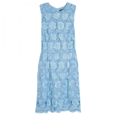 Pre-owned Christopher Kane Lace Mini Dress In Blue