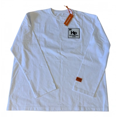 Pre-owned Heron Preston Knitwear & Sweatshirt In White