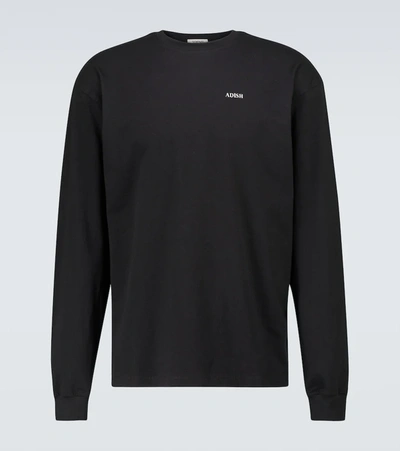 Adish Logo Cotton Sweatshirt In Black