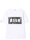 MSGM T-SHIRT WITH PRINT,MS027669T 001