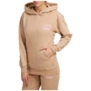 Livincool Women's Sweatshirt Hood Hoodie In Beige