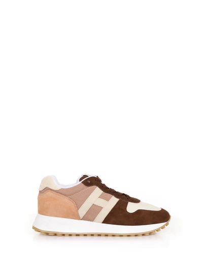 Hogan Sneakers H383 Burgundypink In Burgundy,pink