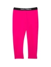 Dolce & Gabbana Cyclamen Leggings In Ciclamino
