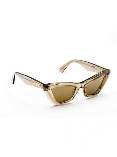 Bottega Veneta Bv1101s Sunglasses In Brown Brown Bronze