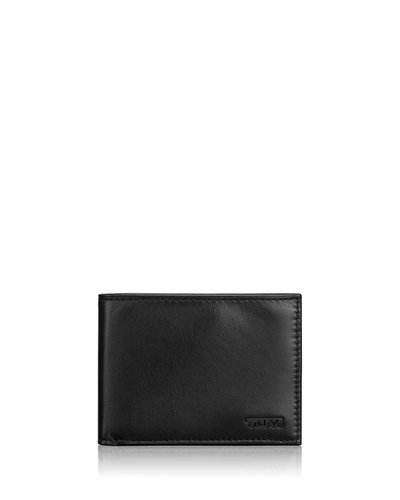 Tumi Delta Double Billfold Wallet In Black