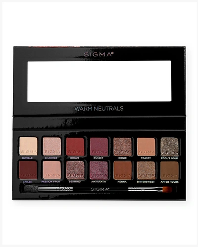 Sigma Beauty Warm Neutrals Eyeshadow Palette