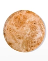 Ladorada Burl Veneer Round Centerpiece