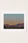 Urban Outfitters Desertxpalm Sunset Moon Ridge Art Print