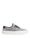 Saint Laurent Men's Venice Abstract-print Low-top Sneakers In Neromulti