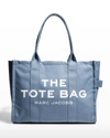 The Marc Jacobs The Tote Bag In Blue Shadow