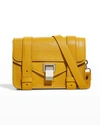 Proenza Schouler Ps1 Mini Luxe Leather Satchel Bag In Olive Oil