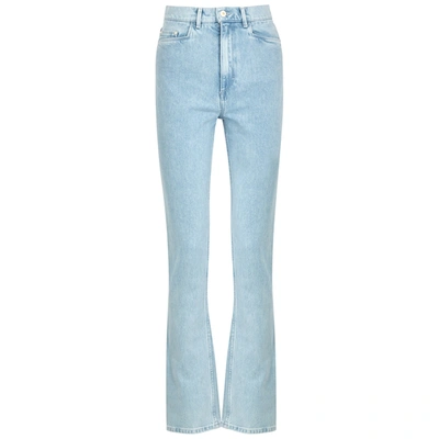 Wandler Carnation Cropped Straight Leg Jeans In Blue