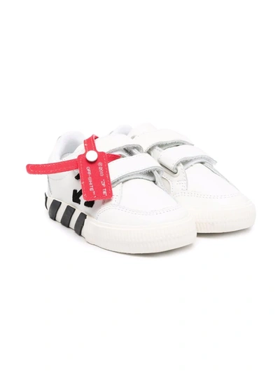 Off-white Kids' Lea Vulcanized Low Trainers In White
