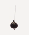 UNSPECIFIED SHINY BEADED SULTAN GLASS TREE ORNAMENT,000726053