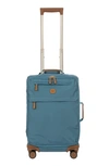 Bric's X-travel 21-inch Spinner Carry-on In Grey/ Blue