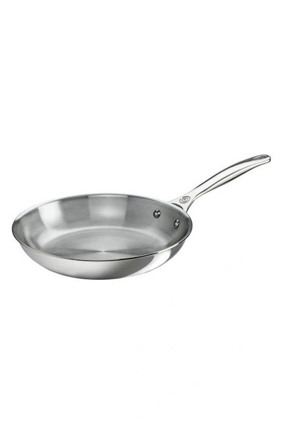 Le Creuset 10 Inch Stainless Steel Fry Pan In Silver