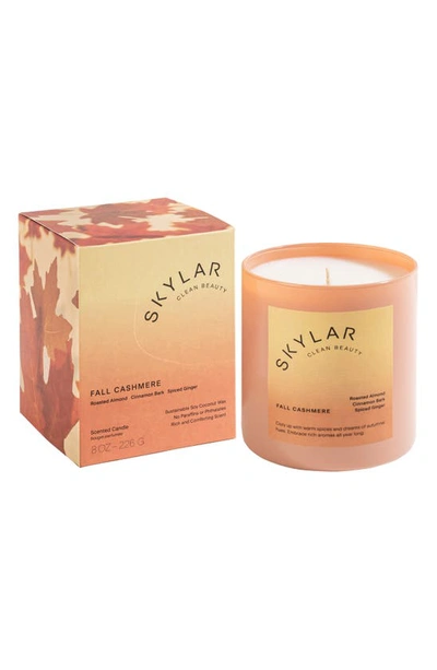 Skylar Fall Cashmere Scented Candle, 8 oz