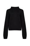 OLENICH O-FW21-80 BLACK KNITTED SWEATER