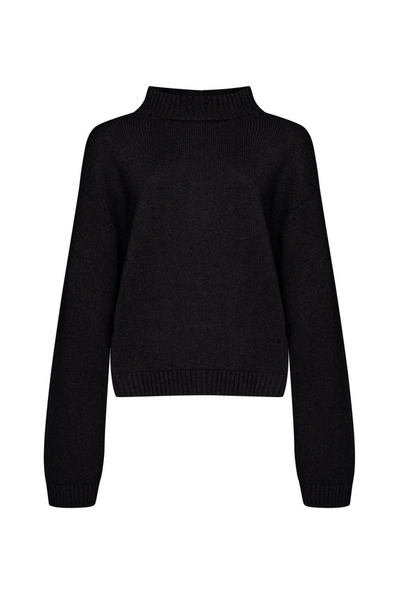 Olenich O-fw21-80 Black Knitted Sweater