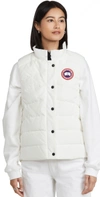 Canada Goose Freestyle Padded Gilet - Women's - Cotton/feather Down/polyester In Northstar White