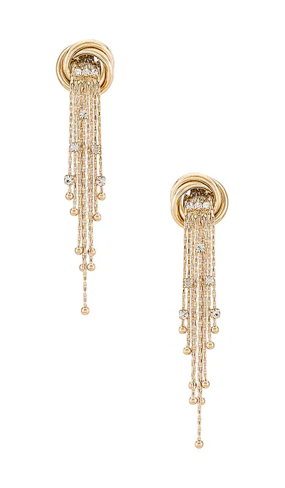 Petit Moments Echo Earrings In Metallic Gold