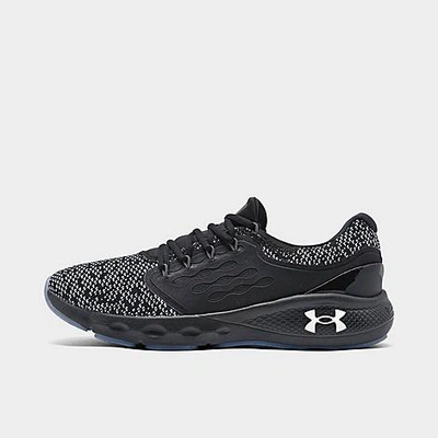 Under Armour Men's Vantage Knit Running Sneakers From Finish Line In Black/white
