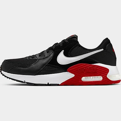 Nike Men's Air Max Excee Casual Shoes In Black/white/university Red